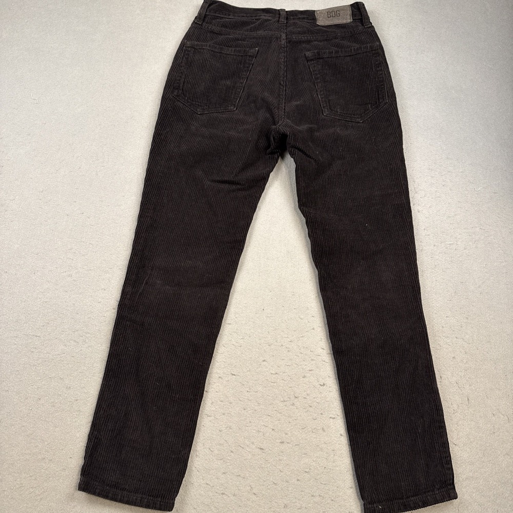 Bdg dad fit corduroy pants size 26/30 Baggy street wear BLACK BUTTON FLY